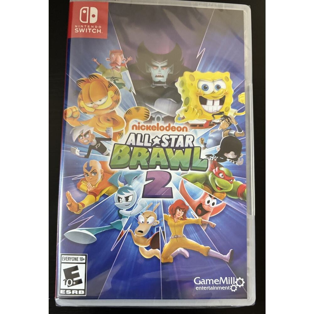Nickelodeon All-Star Brawl 2 Nintendo switch Sealed Physical Cartridge Not Code